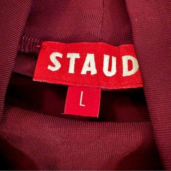 Staud Portobello ponte-jersey midi dress - Picture 4 of 7